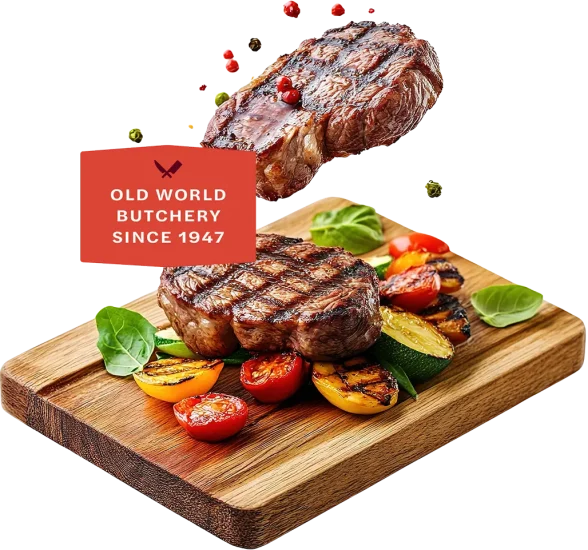 Bistec madurado en seco a la parrilla